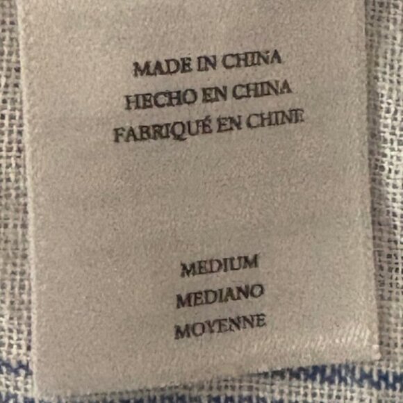 Rails Thea Blue and White Striped Tie Front Top Size Medium - Picture 5 of 8